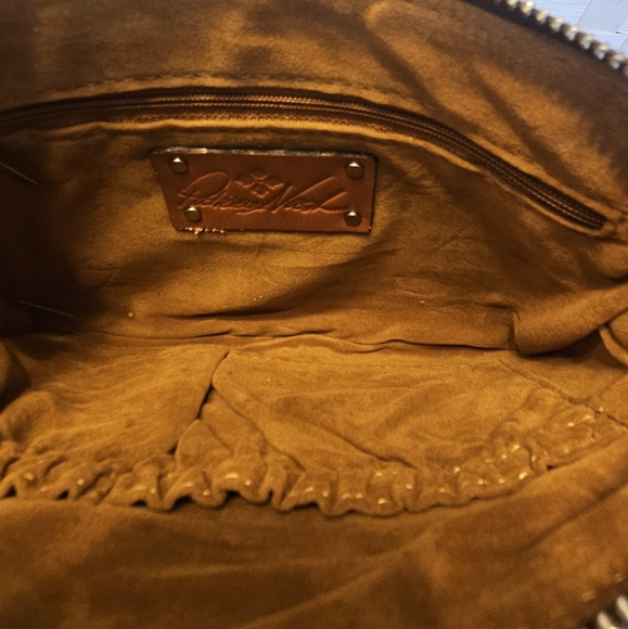 Patricia Nash cassini Birds of Paradise embroidered wristlet includes dust bag. - Picture 4 of 6